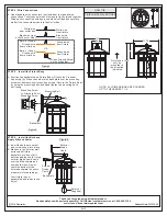 Предварительный просмотр 2 страницы Quoizel HC8411IB Assembly Instruction Sheet