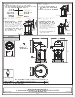 Preview for 2 page of Quoizel IS-MBH8409PN Assembly Instruction Sheet