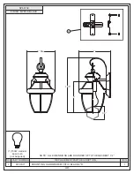 Предварительный просмотр 2 страницы Quoizel IS-NY8315K Assembly Instruction Sheet