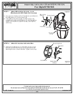 Предварительный просмотр 3 страницы Quoizel IS-NY8315K Assembly Instruction Sheet