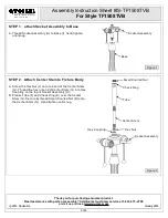 Предварительный просмотр 3 страницы Quoizel King TF1508TVB Assembly Instruction Sheet