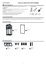 Предварительный просмотр 1 страницы Quoizel KTN8408MB Installation Manual