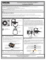 Quoizel Lasalle LLE8407WT Assembly Instruction Sheet preview