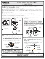 Предварительный просмотр 1 страницы Quoizel LaSalle LLE8409WT Assembly Instruction Sheet