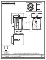 Предварительный просмотр 2 страницы Quoizel LDG8406K Assembly Instruction Sheet