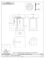 Предварительный просмотр 2 страницы Quoizel LDG8408K Assembly Instruction Sheet