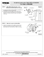 Предварительный просмотр 3 страницы Quoizel LDG8408K Assembly Instruction Sheet