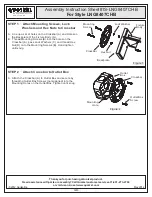 Предварительный просмотр 3 страницы Quoizel LNG8407CHB Assembly Instruction Sheet