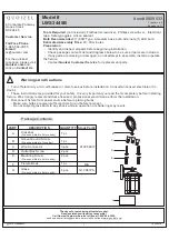 Quoizel LWS3445B Manual preview