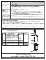 Предварительный просмотр 9 страницы Quoizel LWS3445C Manual