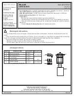 Предварительный просмотр 1 страницы Quoizel LWS3445E Manual