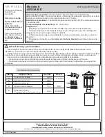 Предварительный просмотр 9 страницы Quoizel LWS3445E Manual