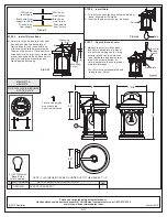 Preview for 2 page of Quoizel MBH8407PN Assembly Instruction Sheet