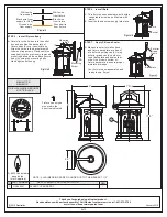 Preview for 2 page of Quoizel MBH8411PN Assembly Instruction Sheet