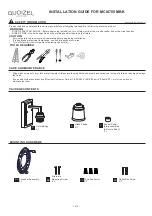 Quoizel MCI8705MBK Installation Manual предпросмотр