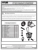 Предварительный просмотр 1 страницы Quoizel MHE8406K Assembly Instruction Sheet