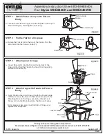 Предварительный просмотр 3 страницы Quoizel MHE8406K Assembly Instruction Sheet