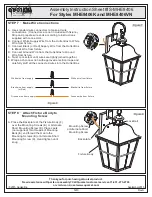 Предварительный просмотр 5 страницы Quoizel MHE8406K Assembly Instruction Sheet