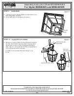 Предварительный просмотр 6 страницы Quoizel MHE8406K Assembly Instruction Sheet