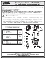 Quoizel MHE8410K Assembly Instruction Sheet предпросмотр