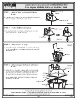 Предварительный просмотр 3 страницы Quoizel MHE8410K Assembly Instruction Sheet