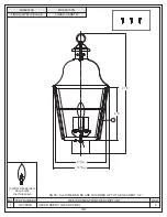 Предварительный просмотр 2 страницы Quoizel MHE9010K Assembly Instruction Sheet