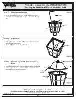 Предварительный просмотр 3 страницы Quoizel MHE9010K Assembly Instruction Sheet