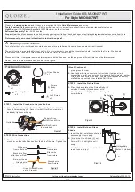 Quoizel MLO8407WT Installation Manual предпросмотр