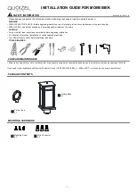 Quoizel MOI9008EK Installation Manual предпросмотр