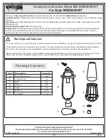 Quoizel MRE9009WT Manual preview