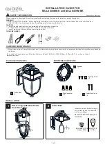 Quoizel MUL8408MBK Installation Manual предпросмотр