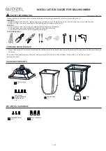 Предварительный просмотр 1 страницы Quoizel Mulberry MUL9009MBK Installation Manual