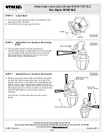 Предварительный просмотр 5 страницы Quoizel Newbury NY8316Z Assembly Instruction Sheet