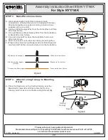 Предварительный просмотр 4 страницы Quoizel NY1794K Assembly Instruction Sheet