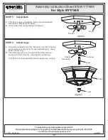 Предварительный просмотр 5 страницы Quoizel NY1794K Assembly Instruction Sheet