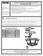 Предварительный просмотр 1 страницы Quoizel NY1794Z Assembly Instruction Sheet