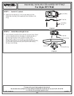 Предварительный просмотр 3 страницы Quoizel NY1794Z Assembly Instruction Sheet