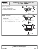 Предварительный просмотр 5 страницы Quoizel NY1794Z Assembly Instruction Sheet