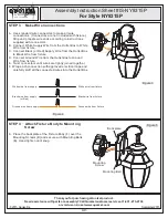 Предварительный просмотр 4 страницы Quoizel NY8315P Assembly Instruction Sheet