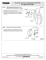 Preview for 3 page of Quoizel NY8316AC Assembly Instruction Sheet