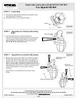 Preview for 5 page of Quoizel NY8316K Assembly Instruction Sheet