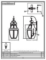 Предварительный просмотр 2 страницы Quoizel NY8317K Assembly Instruction Sheet