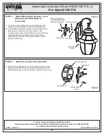 Предварительный просмотр 3 страницы Quoizel NY8317K Assembly Instruction Sheet