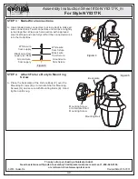 Предварительный просмотр 4 страницы Quoizel NY8317K Assembly Instruction Sheet