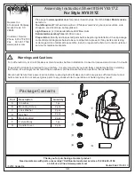 Предварительный просмотр 1 страницы Quoizel NY8317Z Assembly Instruction Manual