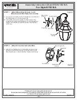 Предварительный просмотр 3 страницы Quoizel NY8318A Assembly Instruction Sheet