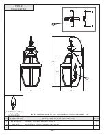 Предварительный просмотр 2 страницы Quoizel NY8318P Assembly Instruction Sheet