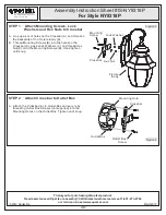 Предварительный просмотр 3 страницы Quoizel NY8318P Assembly Instruction Sheet