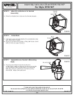 Предварительный просмотр 5 страницы Quoizel NY8318P Assembly Instruction Sheet