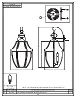 Предварительный просмотр 2 страницы Quoizel NY8339K Assembly Instruction Sheet